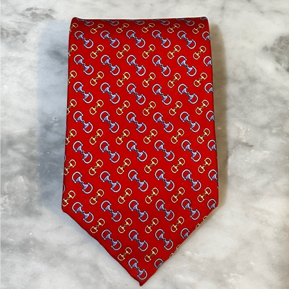 Brooks Brothers Horse Bit Silk Tie Necktie